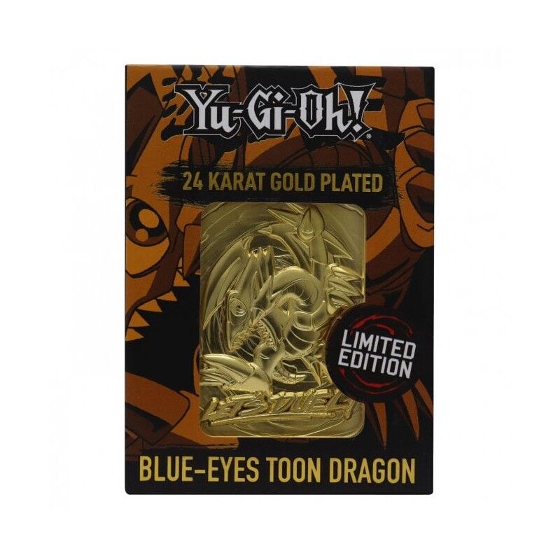 Yu-Gi-Oh! Blue Eyes Toon Dragon 24k Gold Plated Limited Edition Card