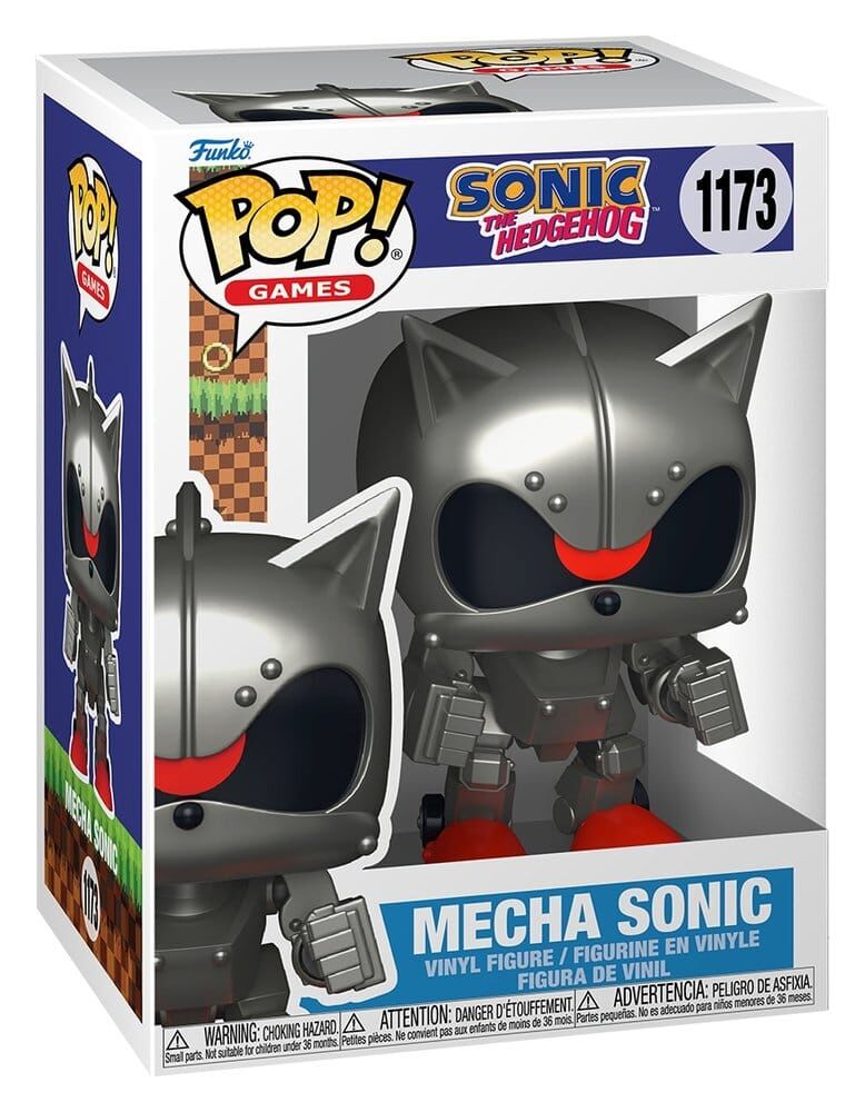 Sonic The Hedgehog POP! #1173 Vinyl Figur Mecha Sonic 9 cm