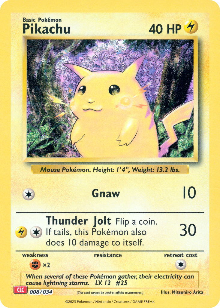 Pikachu - 008/34 - EN