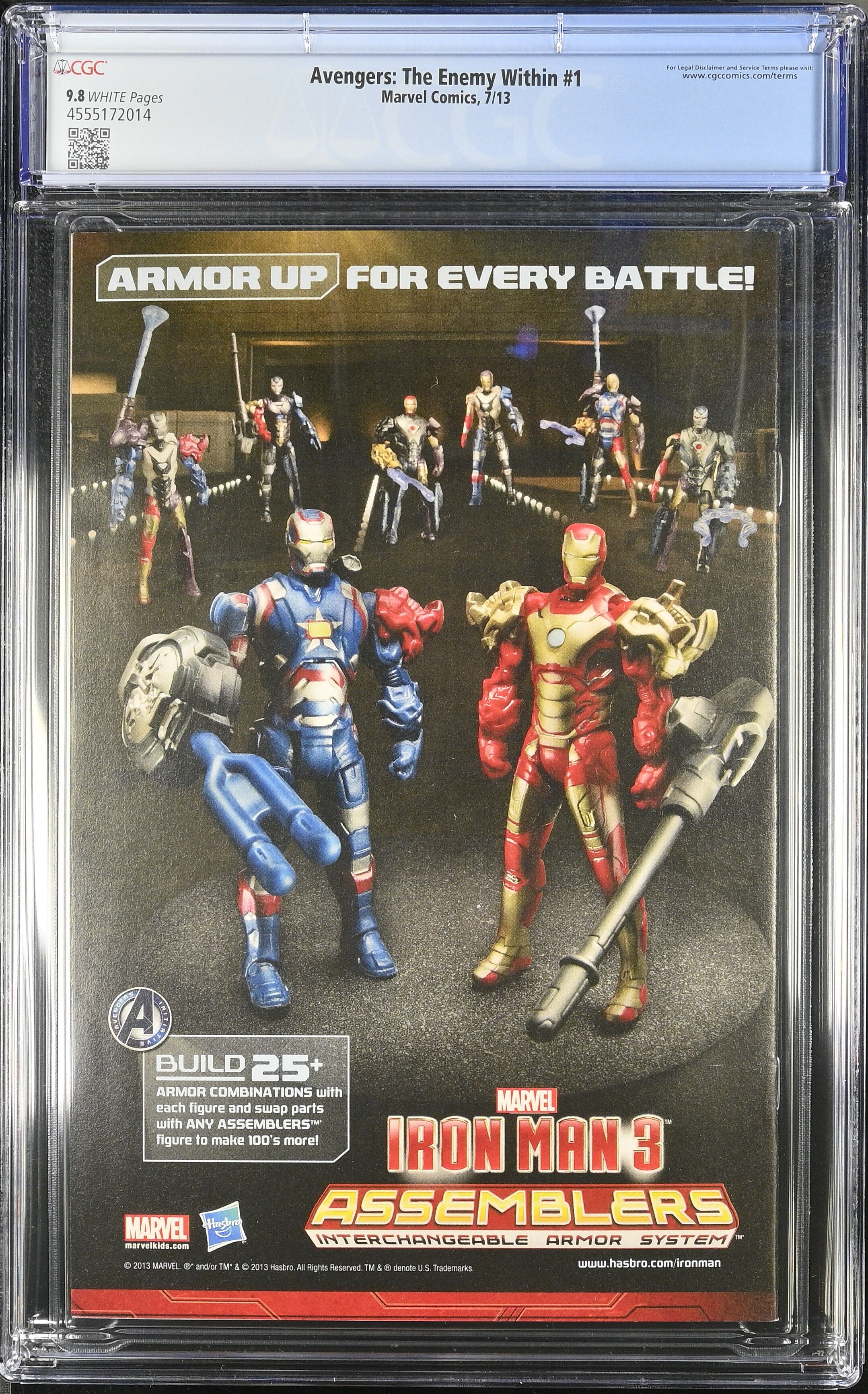 Avengers The Enemy Within #1 CGC 9.8 Top Pop!