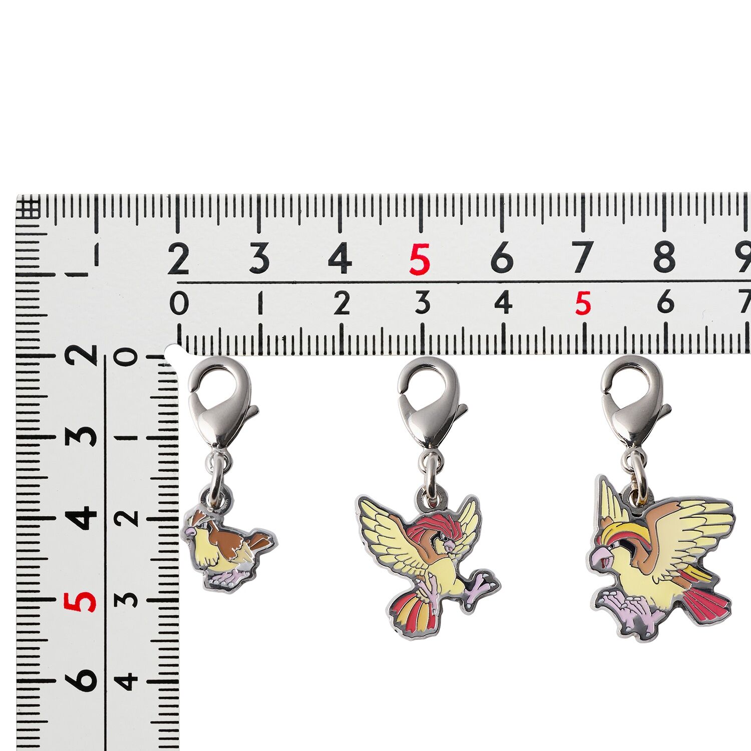 Pokemon Center - Pidgey, Pidgeotto, Pidgeot Schlüsselanhänger - 3 Stück