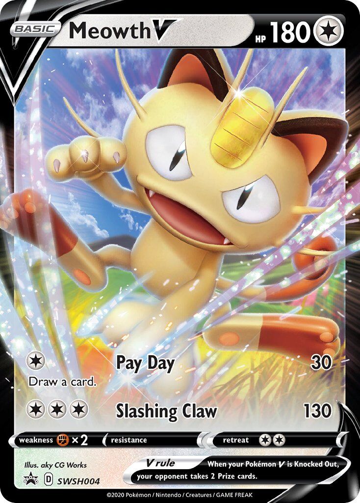 Meowth V - SWSH004/306 - EN Meowth V - SWSH004/306 - EN