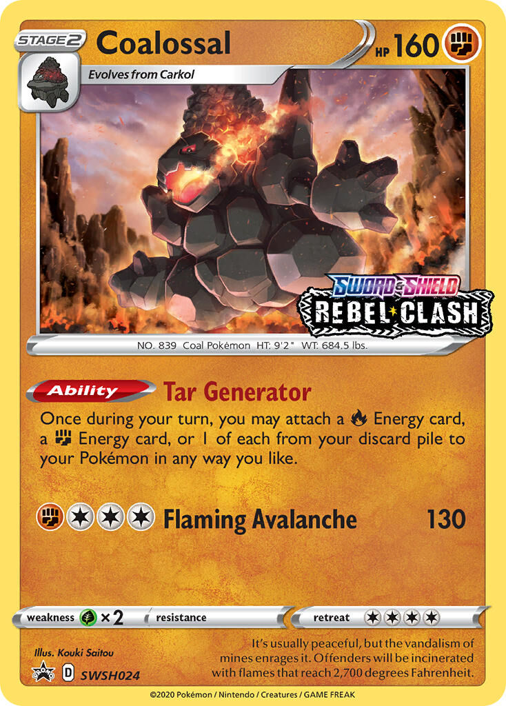 Coalossal - SWSH024/306 - EN Coalossal - SWSH024/306 - EN