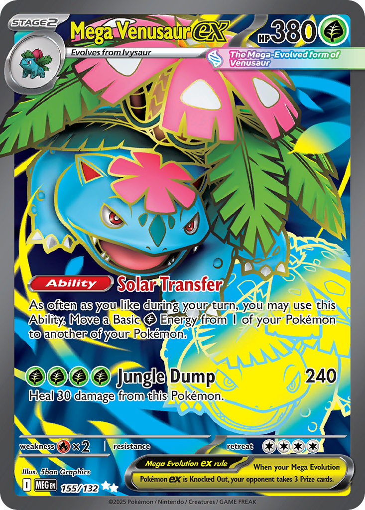 Mega Venusaur ex - 155/132 - EN