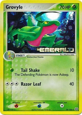 Grovyle - 28/106 - Reverse Holo - EN Grovyle - 28/106 - Reverse Holo - EN