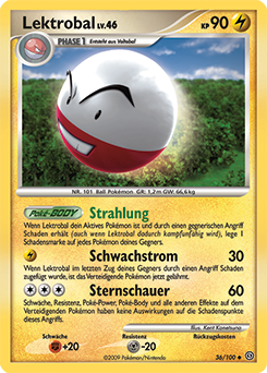 Lektrobal - 36/100 - Pokemon TCG - Near Mint