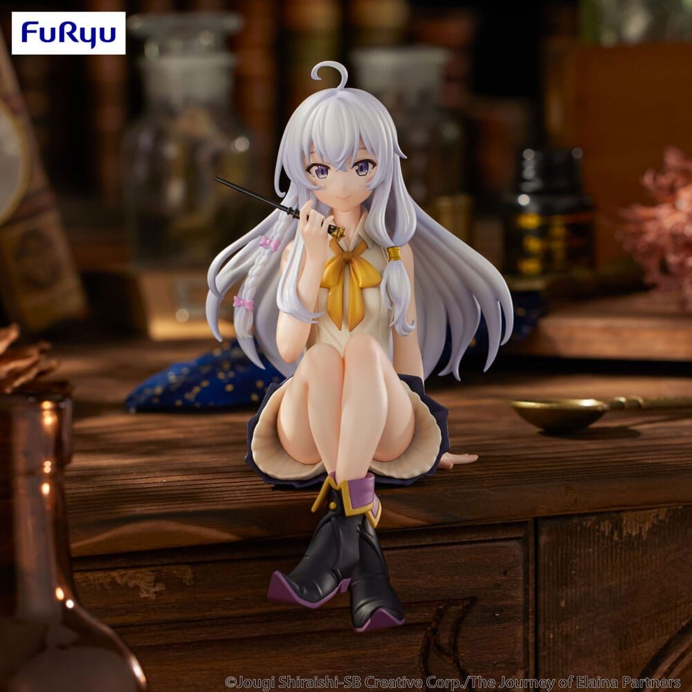 Wandering Witch: The Journey of Elaina Noodle Stopper PVC Statue Elaina 13 cm Wandering Witch: The Journey of Elaina Noodle Stopper PVC Statue Elaina 13 cm
