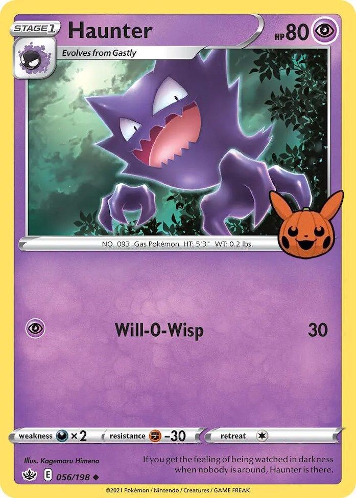 haunter-056-172-pokemon-tcg-near-mint-en Haunter - 056/198 - Pokémon TCG - Near Mint - EN