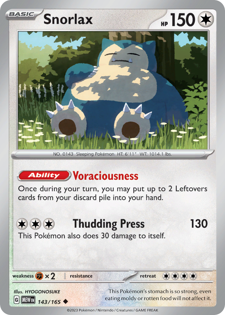 Snorlax - 143/207 - EN