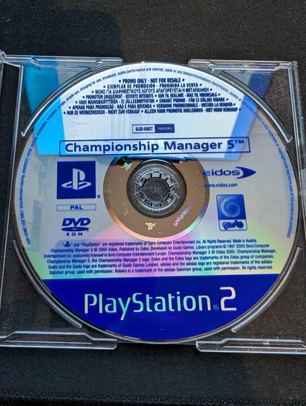 Championship Manager 5 [Promo Not For Resale] - OVP - PS2