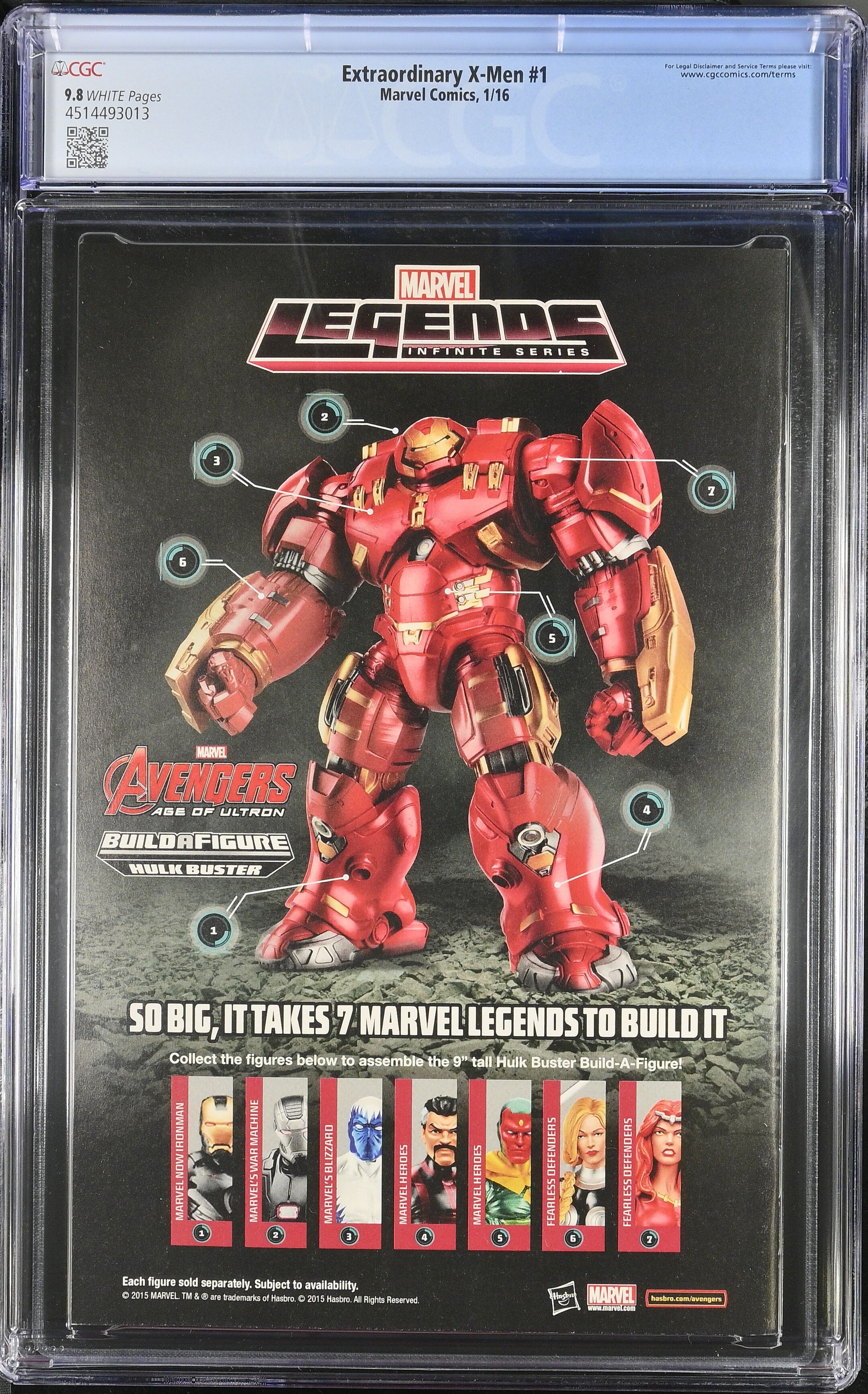 Extraordinary X-Men #1 CGC 9.8 Top Pop!