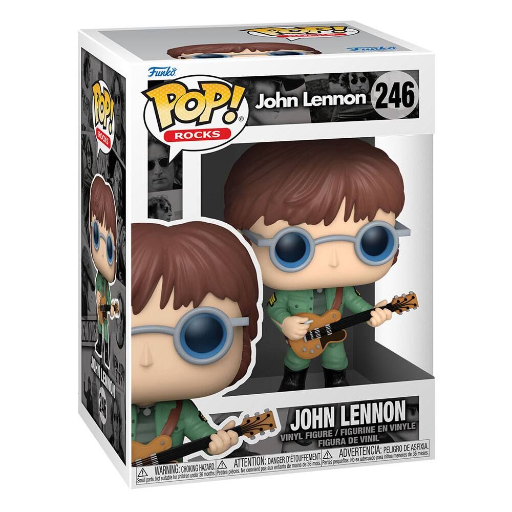 John Lennon POP! Rocks Vinyl Figur John Lennon - Military Jacket 9 cm