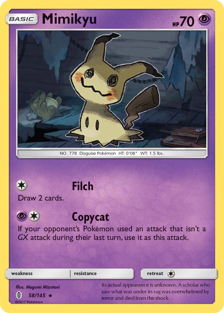Mimikyu - 58/145 - EN Mimikyu - 58/145 - EN