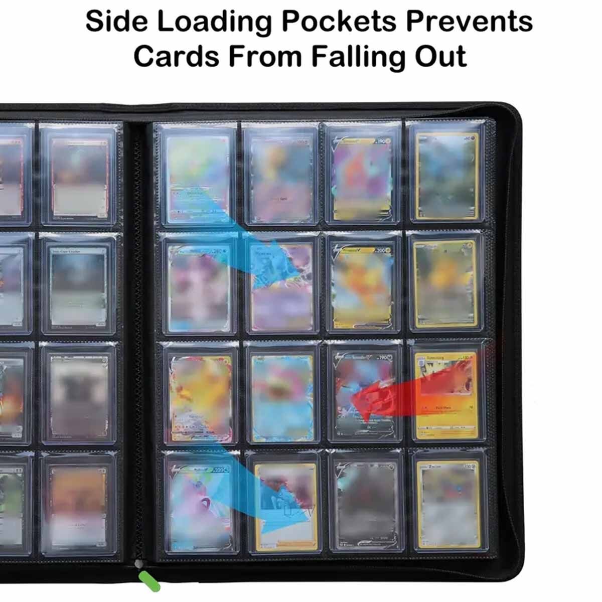 Mega Toploader Binder Order Grün (512 Cards)