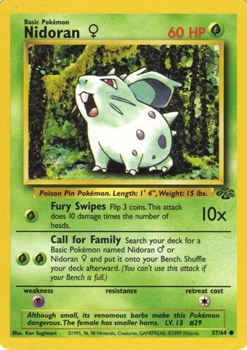 Nidoran Female - 57/64 - Unlimited - EN