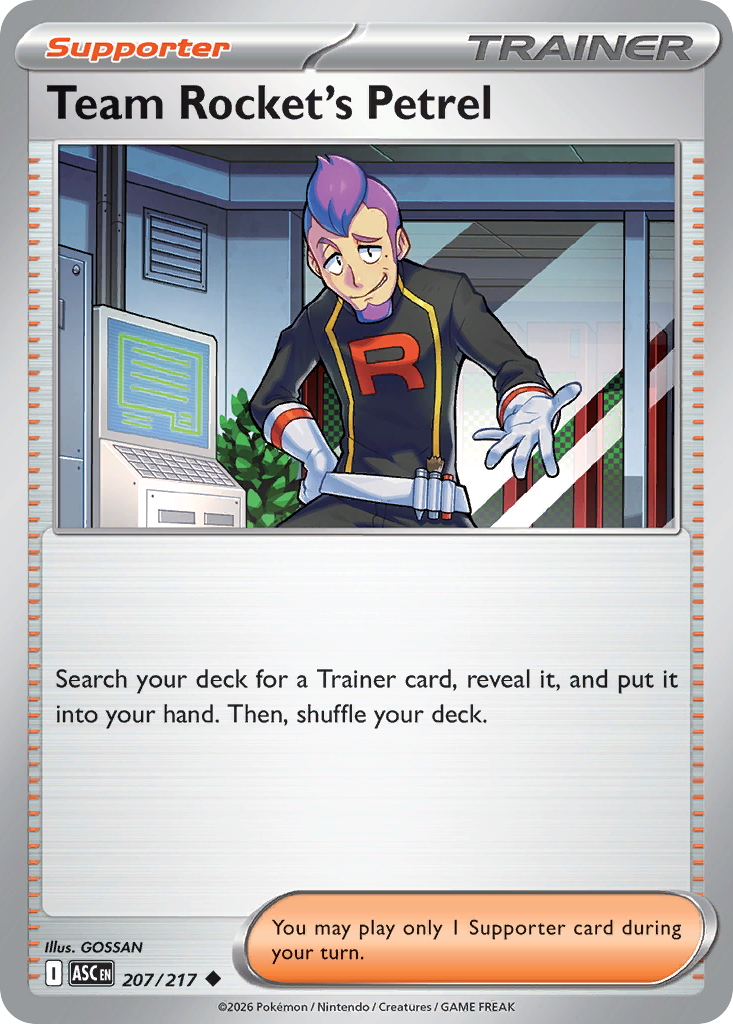 Team Rocket’s Petrel - 207/217 - EN Team Rocket’s Petrel - 207/217 - EN