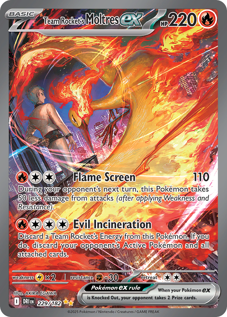 Team Rocket’s Moltres ex - 229/182 - EN Team Rocket’s Moltres ex - 229/182 - EN