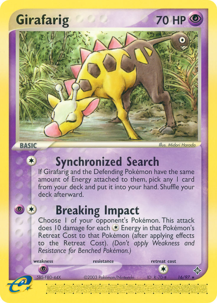 Girafarig - 16/97 - EN Girafarig - 16/97 - EN