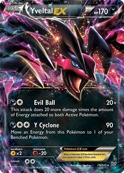 Yveltal EX 79/146 - Pokémon TCG