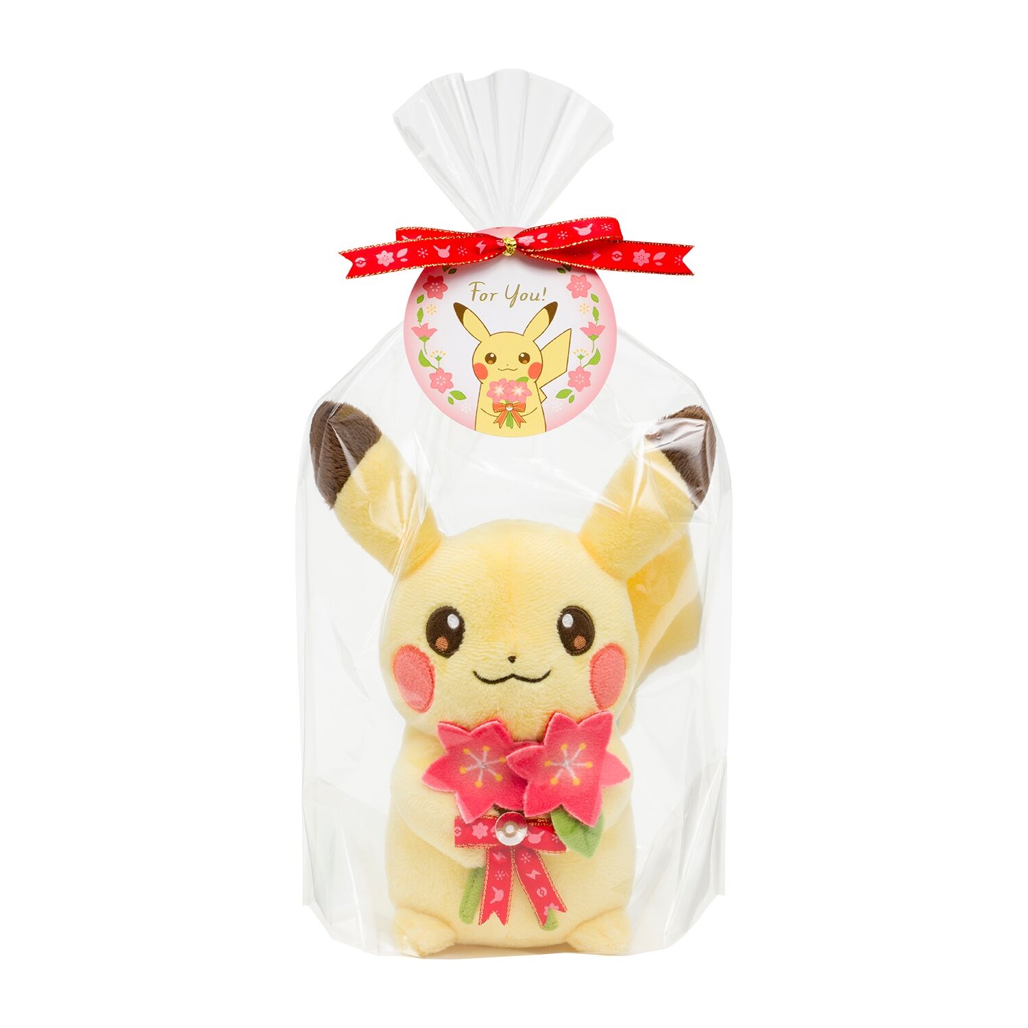 Pikachu und Gracideas Blume - Plush - 18 cm 