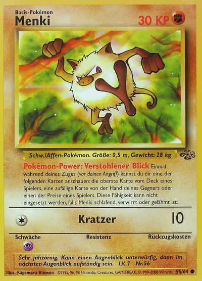 menki-pok-mon-tcg Menki 055/064 - Pokémon TCG