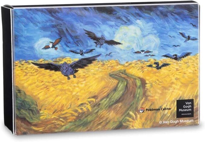 Pokémon Center × Van Gogh Museum: Corviknight Inspired by Wheatfield with Crows Double Deck Box Pokémon Center × Van Gogh Museum: Corviknight Inspired by Wheatfield with Crows Double Deck Box