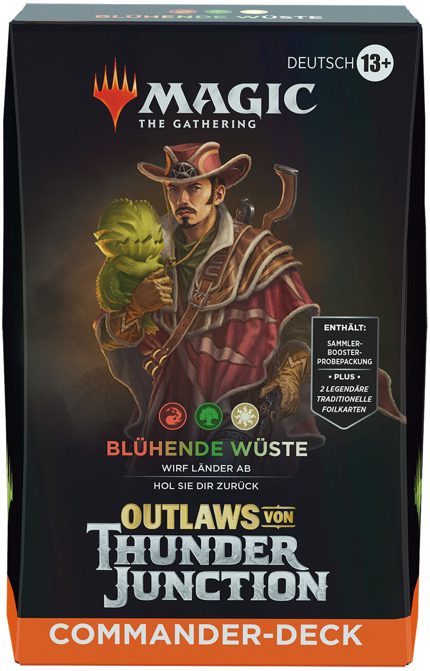 Outlaws von Thunder Junction Commander Deck - Blühende Wüste - Magic the Gathering - DE