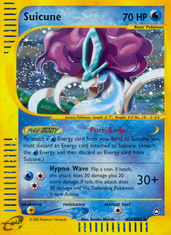 Suicune - H25/H32 - Holo Rare - EN Suicune - H25/H32 - Holo Rare - EN