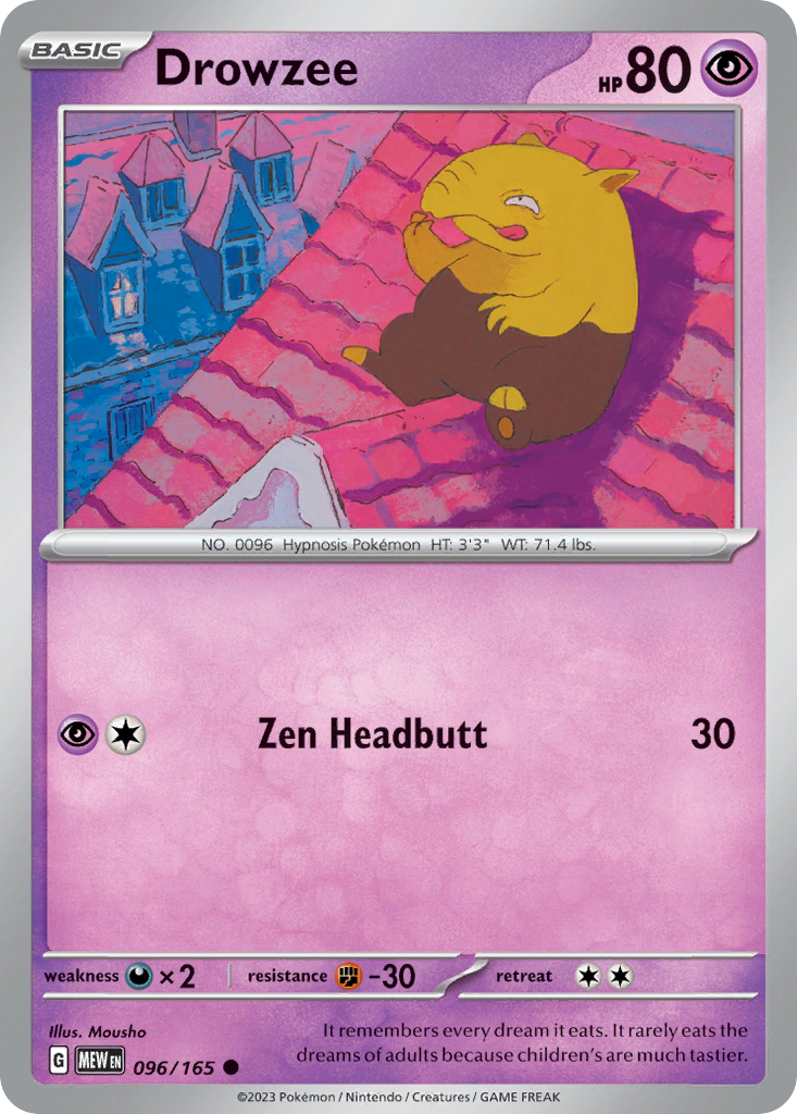Drowzee - 096/207 - EN