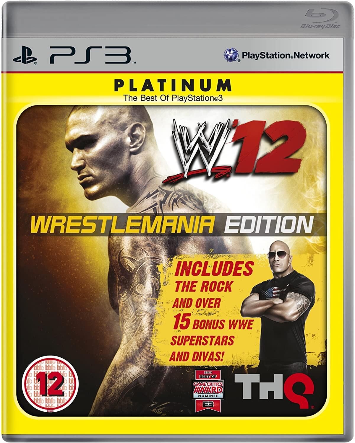 WWE '12 [Wrestlemania Edition] - OVP - PS3 - EN