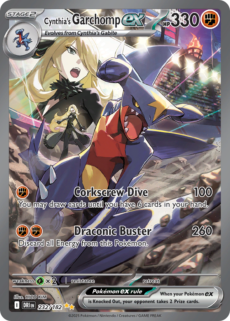 Cynthia’s Garchomp ex - 232/182 - EN