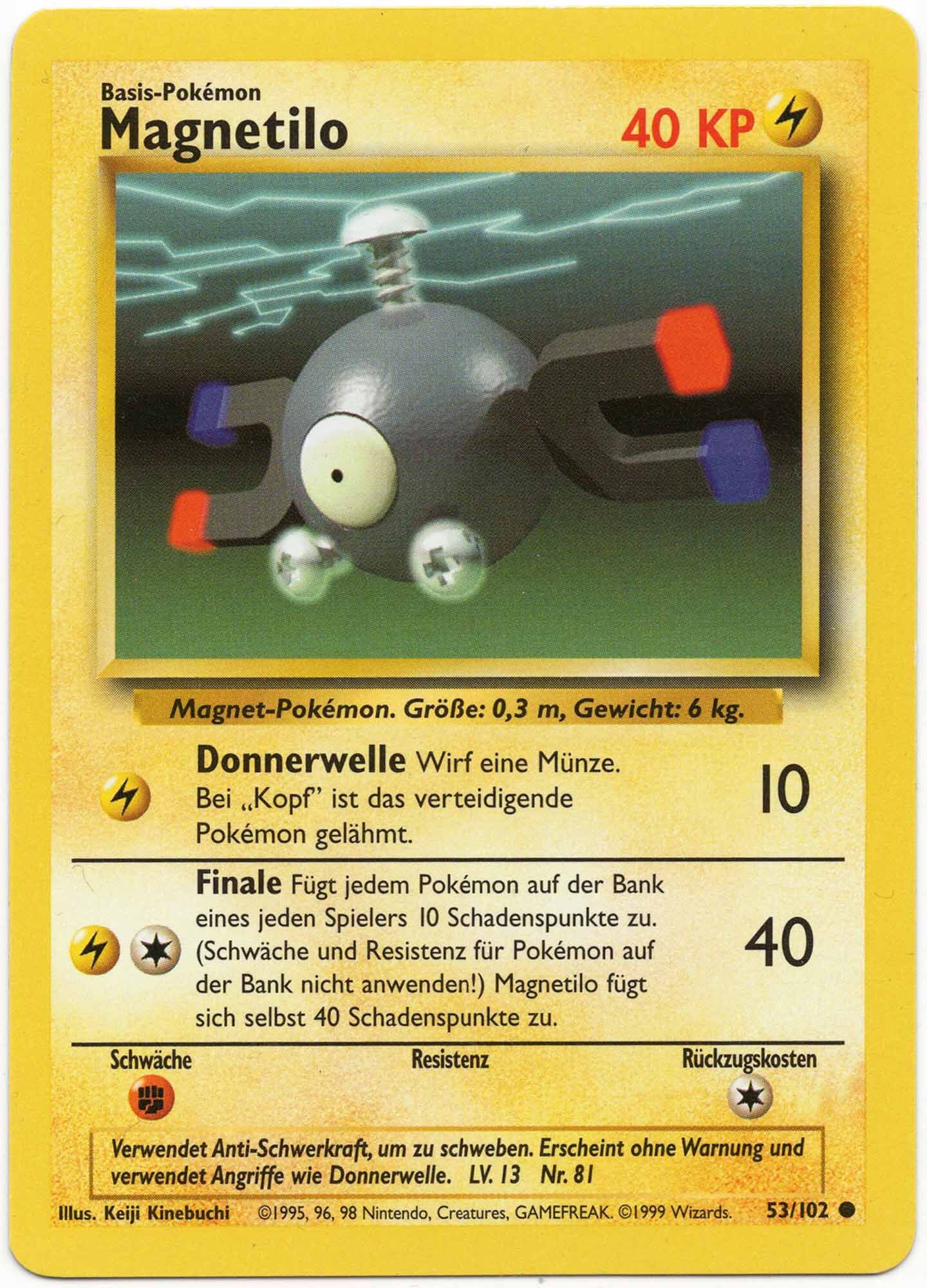 Magnetilo - 53/102 - Pokémon TCG - Lightly Played