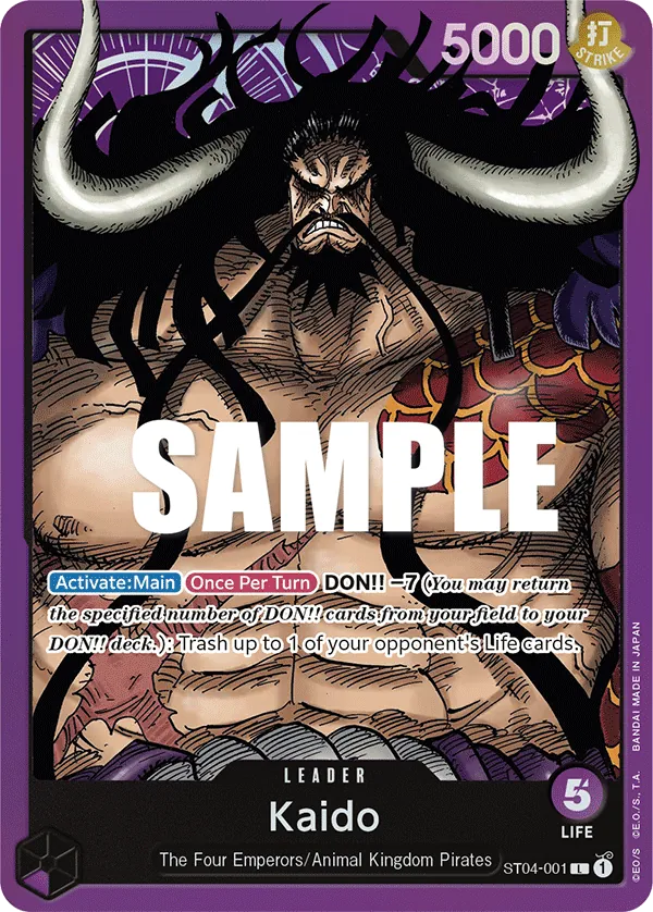 Kaido - ST04-001 Kaido - ST04-001