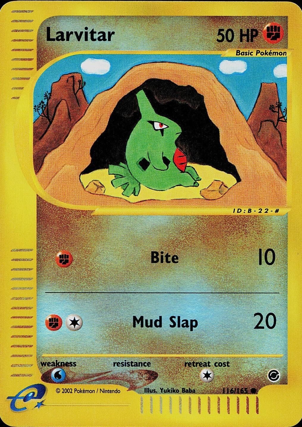 Larvitar - 116/165 - Reverse Holo - EN