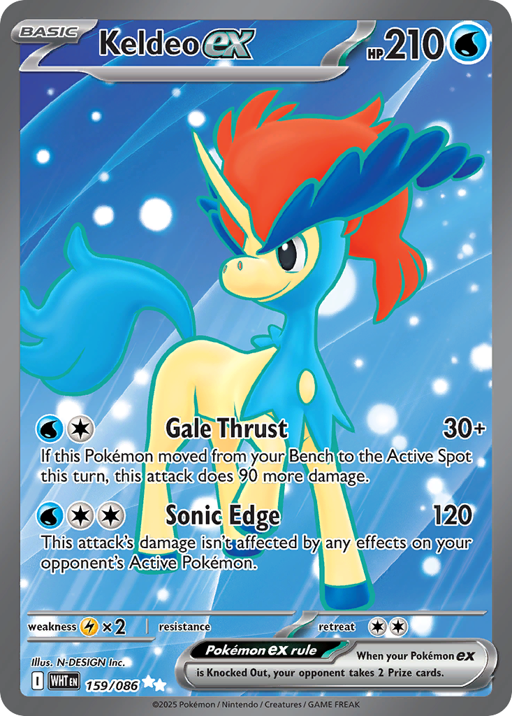 Keldeo ex - 159/086 - EN Keldeo ex - 159/086 - EN