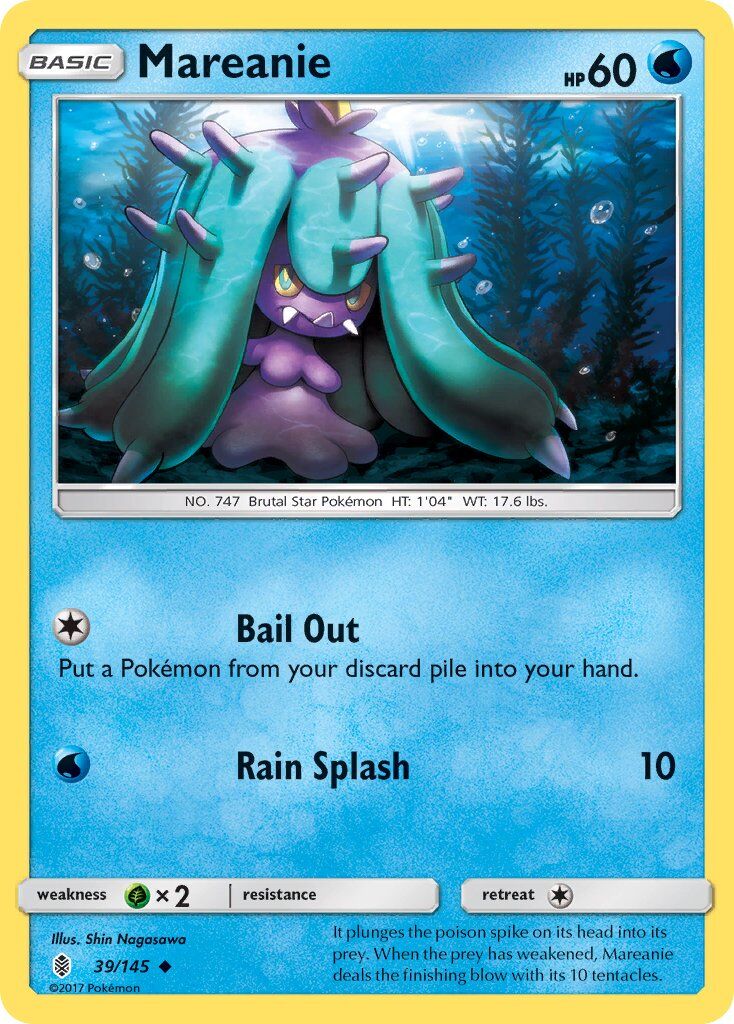 mareanie-39-145-pokemon-tcg-lightly-played-en Mareanie - 39/145 - Pokémon TCG - Lightly Played - EN