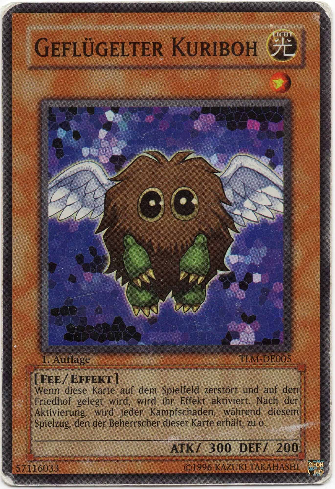 gefl-gelter-kuriboh-tlm-de005-super-rare-1-auflage-heavily-played Geflügelter Kuriboh - TLM-DE005 - Super Rare - 1. Auflage (Heavily Played)