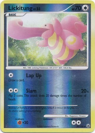 Lickitung - 39/100 - Reverse Holo - EN