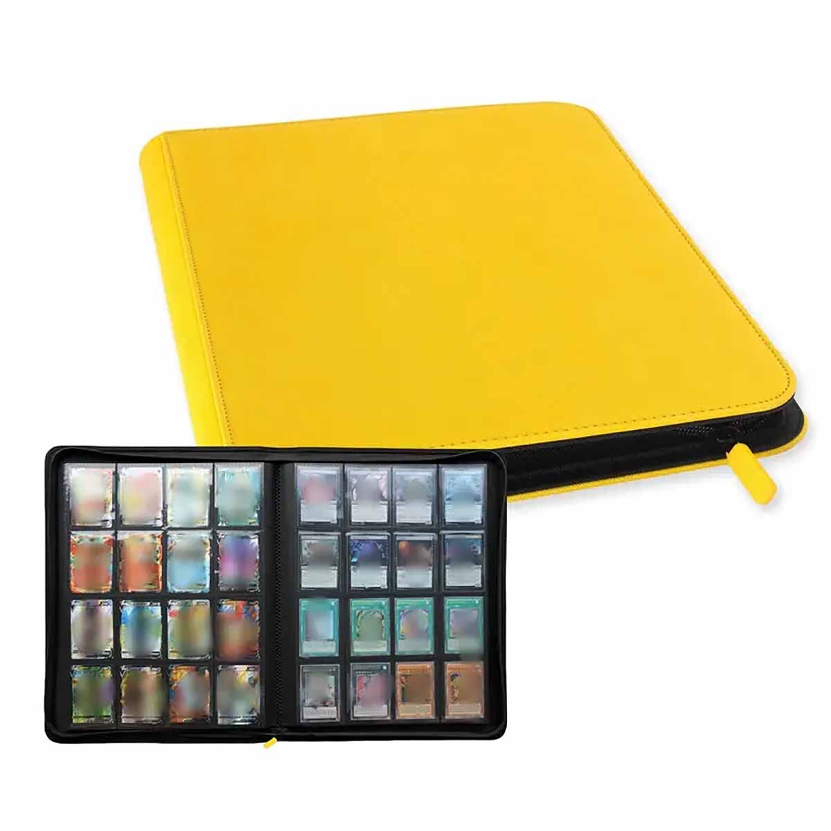 Mega ZipBinder Ordner 16-Pocket Gelb (1024 Cards)