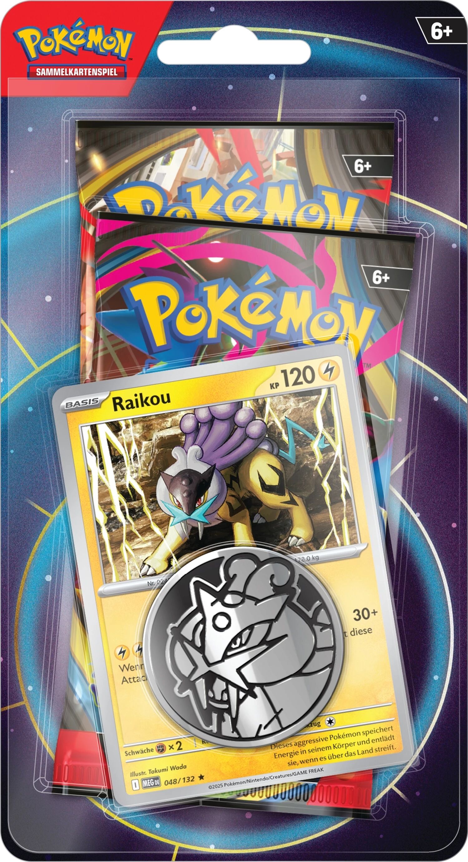 Pokémon TCG: 2-Pack Raikou Blister 2026 - DE Pokémon TCG: 2-Pack Raikou Blister 2026 - DE