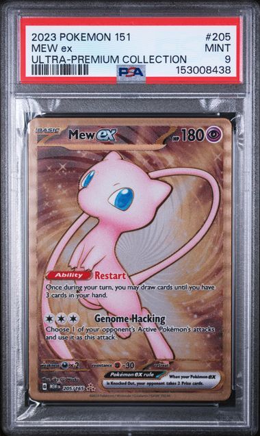Mew ex #205 - 2023 151 Ultra-Premium Collection - PSA 9 MINT - Pokemon Mew ex #205 - 2023 151 Ultra-Premium Collection - PSA 9 MINT - Pokemon