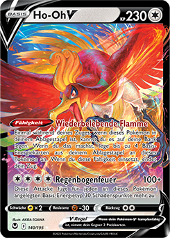 Ho-Oh V - 140/195 - Pokémon TCG - Near Mint - DE