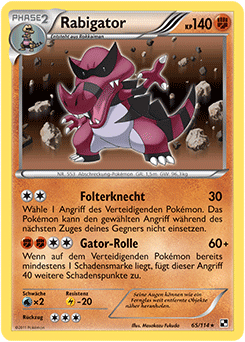 rabigator-65-114-reverse-holo-pokemon-tcg-near-mint-dekemon-tcg-near-mint-de-16226 Rabigator - 65/114 - Reverse Holo - Pokémon TCG - Near Mint - DE