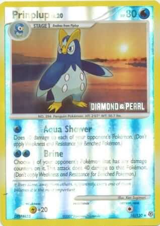 Prinplup - 58/130 - Reverse Holo - EN Prinplup - 58/130 - Reverse Holo - EN