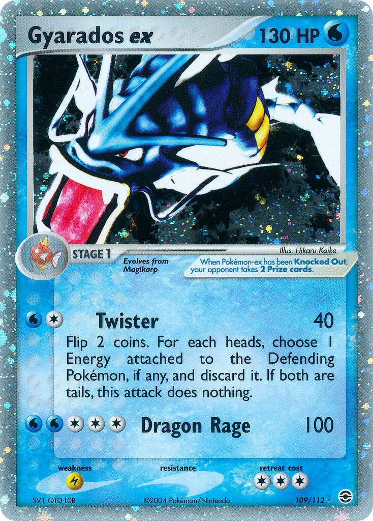 Gyarados ex - 109/112 - EN Gyarados ex - 109/112 - EN