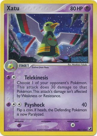 Xatu - 49/115 - Reverse Holo - EN