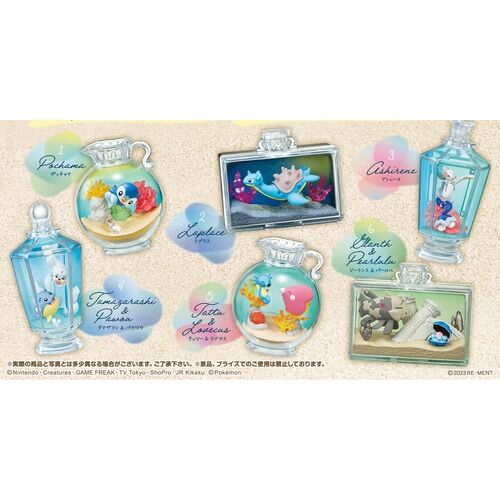 Re-ment Pokemon Aqua Bottle Collection Vol.2 - Memories on the Shiny Shore (1 Random)