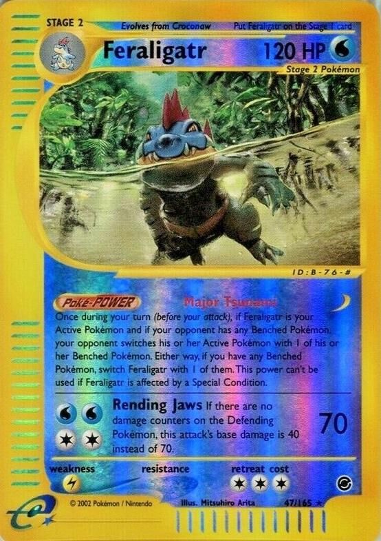 Feraligatr - 47/165 - Reverse Holo - EN Feraligatr - 47/165 - Reverse Holo - EN