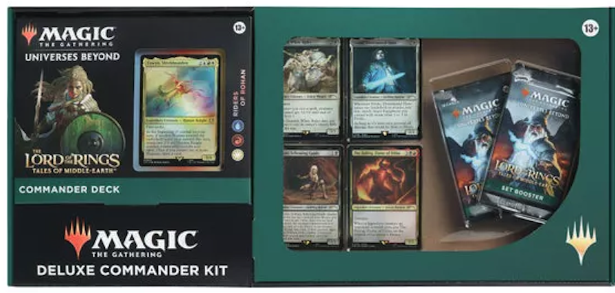 The Lord of the Rings: Tales of Middle-earth Deluxe Commander Kit - Riders Of Rohan - MTG - EN The Lord of the Rings: Tales of Middle-earth Deluxe Commander Kit - Riders Of Rohan - MTG - EN