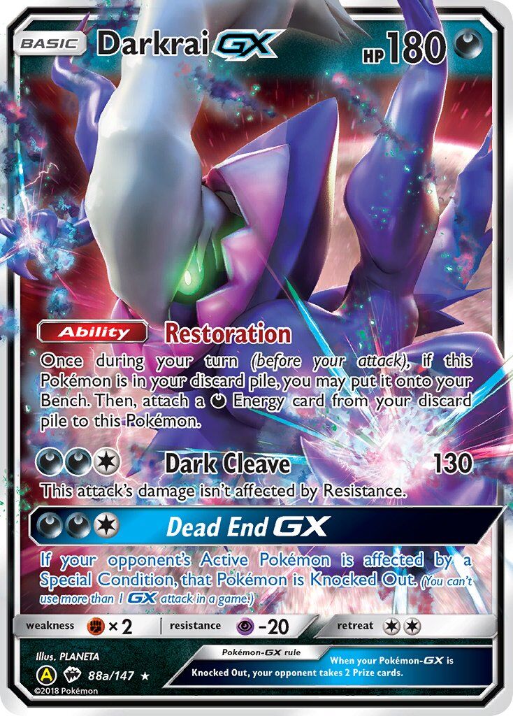Darkrai-GX - 88a/147 - EN